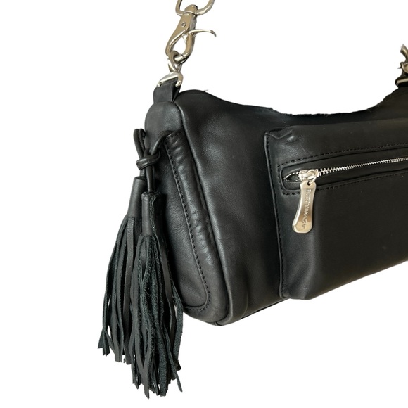 BCBGMaxAzria Black Vegan Shoulder Bag - Picture 9 of 10